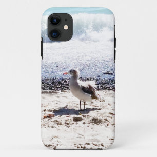 seagull by the ocean on the beach picture Case-Mate iPhone case