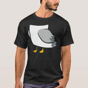 Seagull Costume Lazy Costume Bird Seagull Disguise T-Shirt