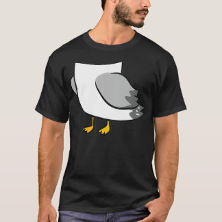 Seagull Costume Lazy Costume Bird Seagull Disguise T-Shirt
