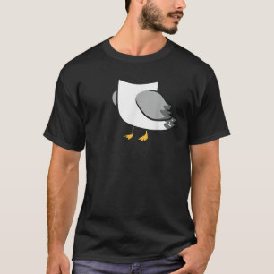 Seagull Costume Lazy Costume Bird Seagull Disguise T-Shirt