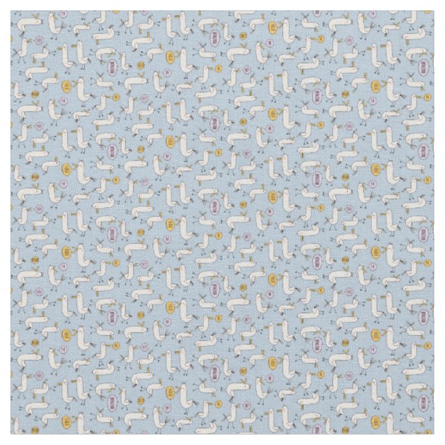 seagull  fabric (Close Up)