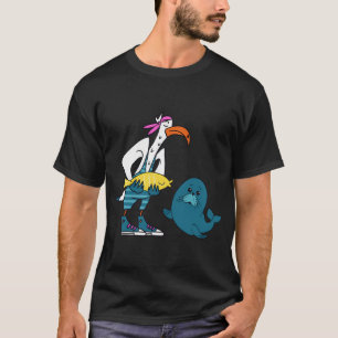 Seagull Feeding seals T-Shirt