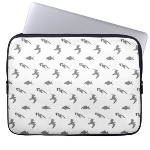 Seagull Frenzy Laptop Sleeve (Choose Colour)