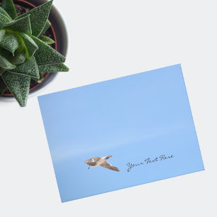 Seagull in Flight Blue Post-it Notes