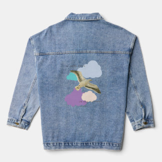 Seagull in the Clouds Denim Jacket