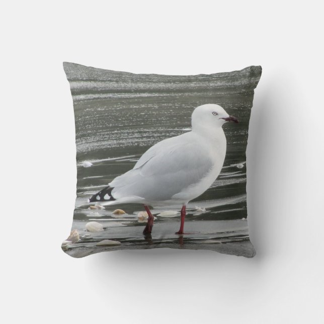 Seagull in the Sea Cushion (Front)