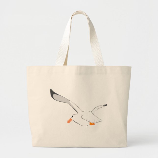 Seagull Large Tote Bag (Front)