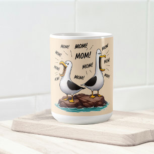 Seagull Mum Funny Personalised Coffee Mug