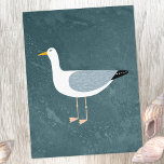 Seagull Nautical<br><div class="desc">A cheeky seagull standing by the ocean. Perfect for those who love sassy birds and the coast.</div>