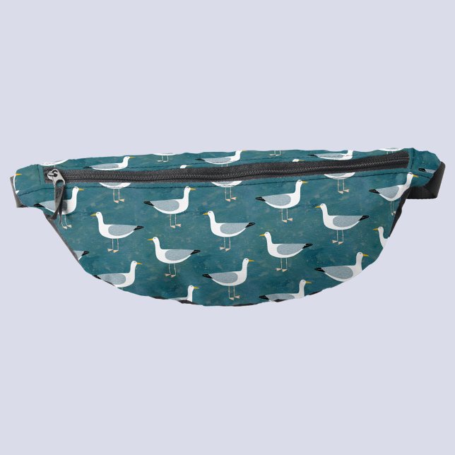 Seagull Nautical Bum Bags (Seagull bird pattern fanny pack)