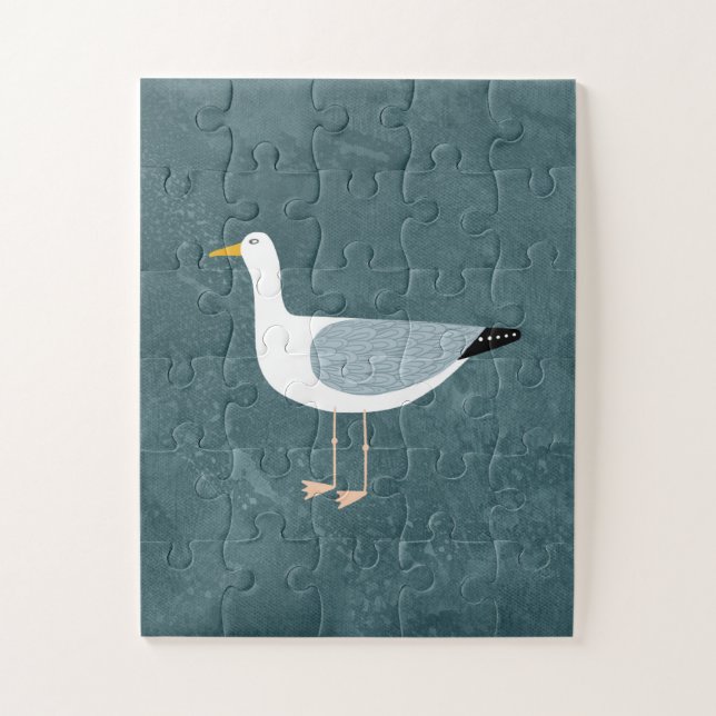 Seagull Nautical Jigsaw Puzzle (Vertical)