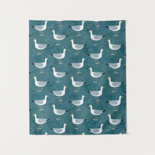 Seagull Nautical Tapestry