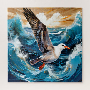 Seagull Ocean  Jigsaw Puzzle