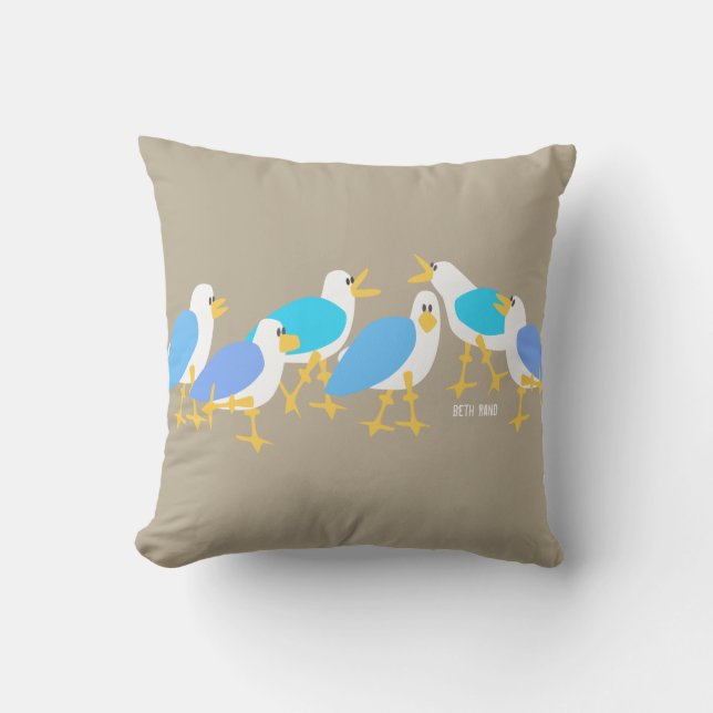seagull outdoor cushion (Front)