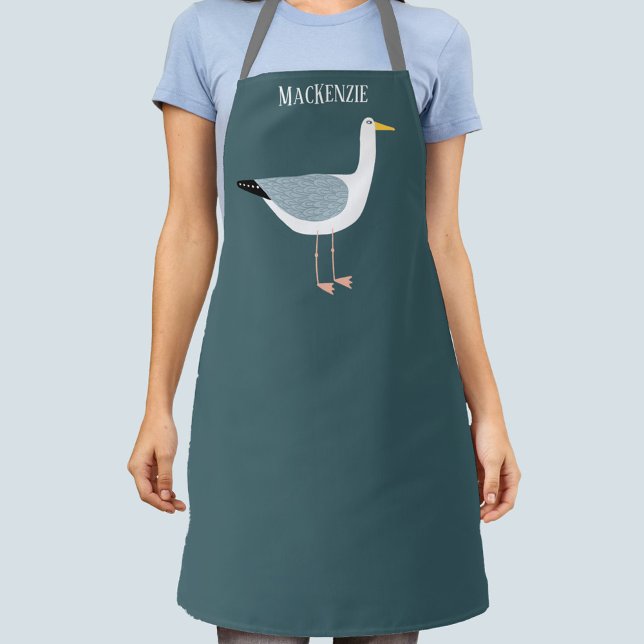 Seagull Personalised Apron (Creator Uploaded)