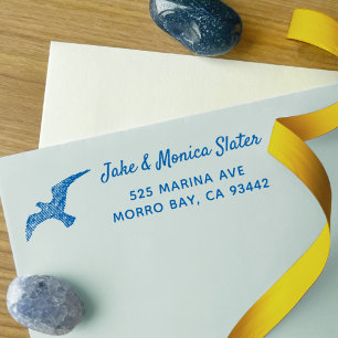 Seagull Return Address Self-inking Stamp
