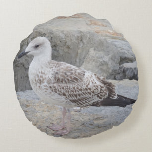 Seagull Round Pillow