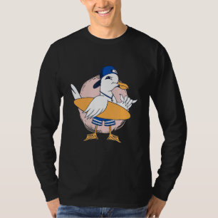 Seagull Sailor Kids Women Birdwatcher Beach Gulls T-Shirt