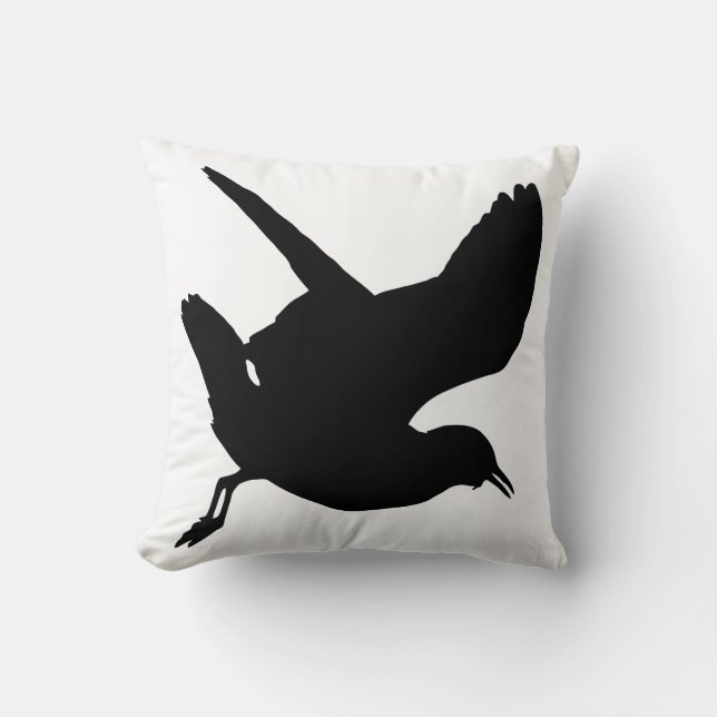 Seagull Silhouette Cushion (Front)