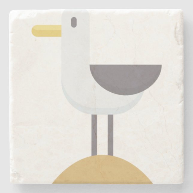 seagull stone coaster (Front)