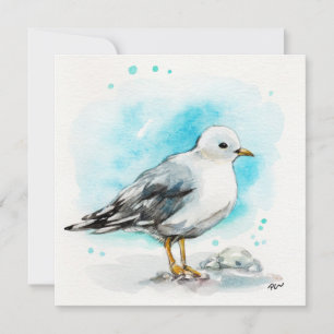 Seagull Study 1 Holiday Card