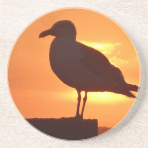 Seagull Sunset Coaster