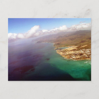 Seagull View of Honolulu in Oahu Postcard