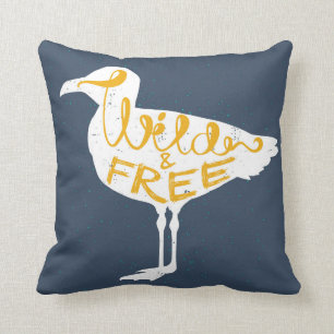 Seagull Wild And Free Cushion