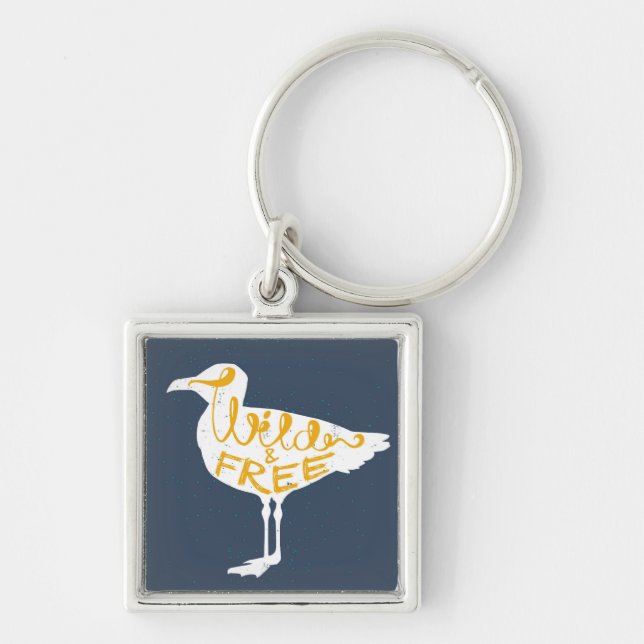 Seagull | Wild And Free Key Ring (Front)