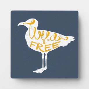 Seagull   Wild And Free Plaque