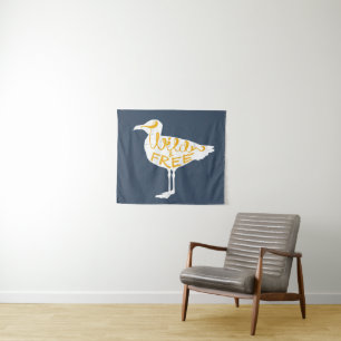 Seagull   Wild And Free Tapestry