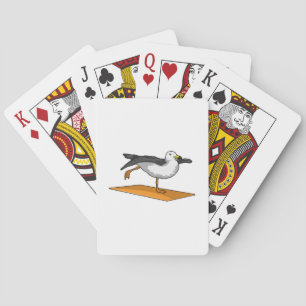 Seagull Yoga Meditation Fitness Playing Cards