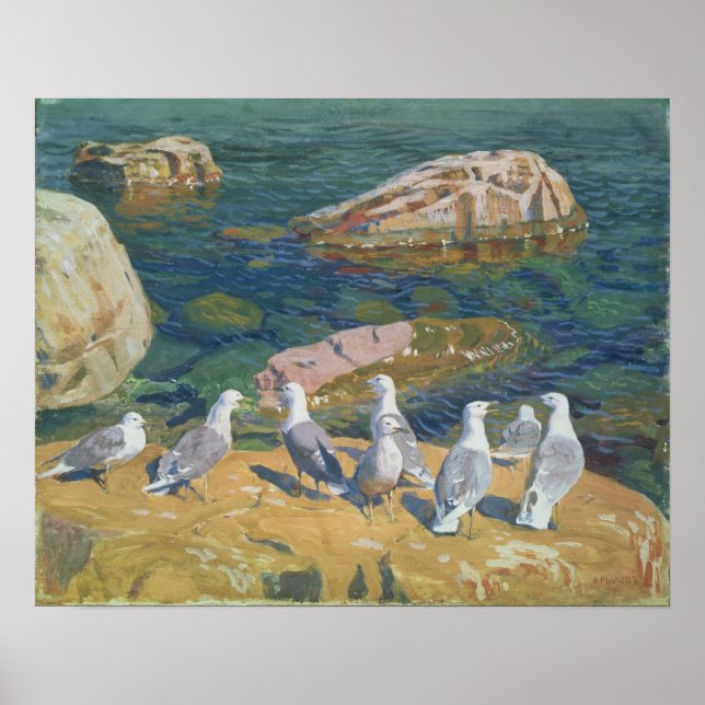 Seagulls, 1910 poster (Front)