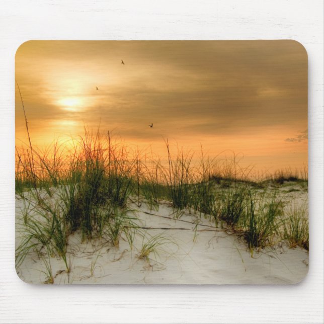 Seagulls at Sunrise Mouse Pad (Front)
