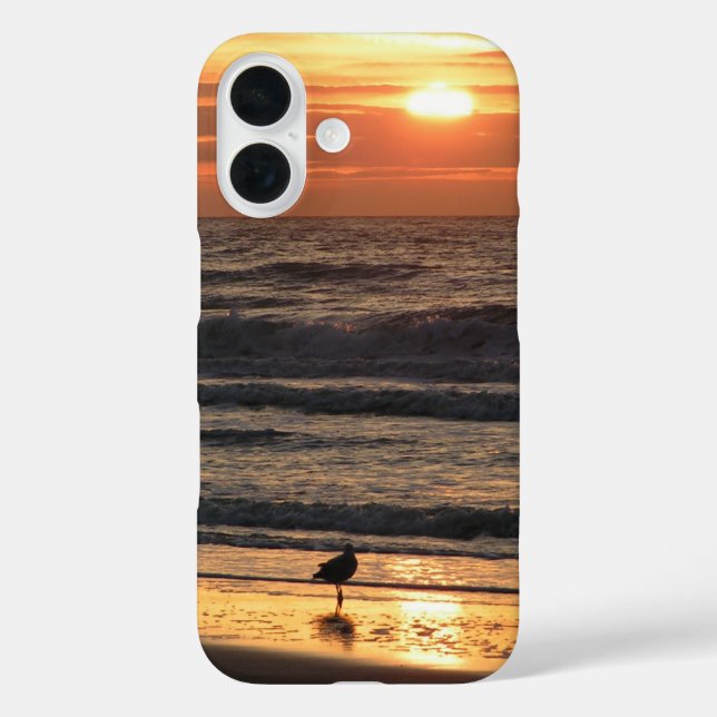 Seagulls by the Sea at Sunset  Case-Mate iPhone Case (Back)