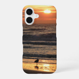 Seagulls by the Sea at Sunset iPhone 16 Case