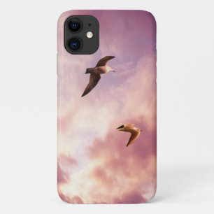 Seagulls flying in a sunset sky Case-Mate iPhone case