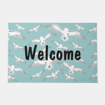 Seagulls Galore Welcome Door Mat