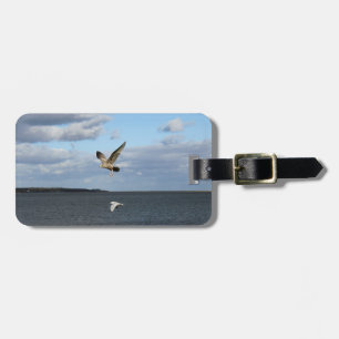 Seagulls in Flight Luggage Tag