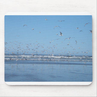 Seagulls in flight mouse pad