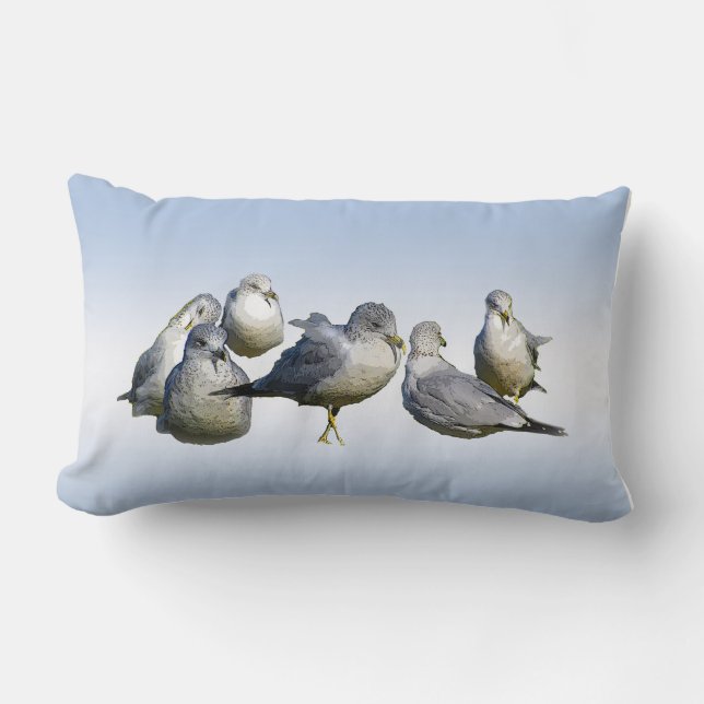 Seagulls Lumbar Cushion (Front)