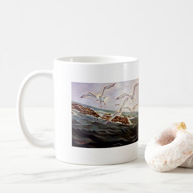 Seagulls of Kindness Mug (With Donut)