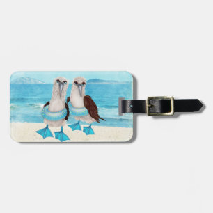 Seagulls on Beach Luggage Tag