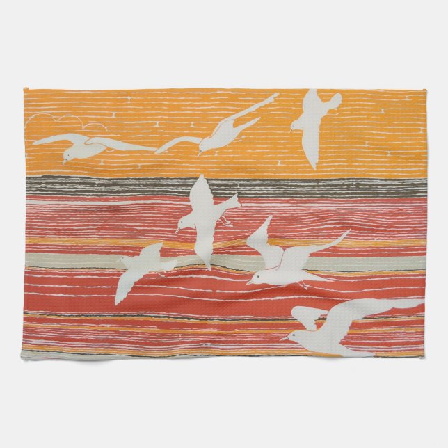 Seagulls Tea Towel (Horizontal)