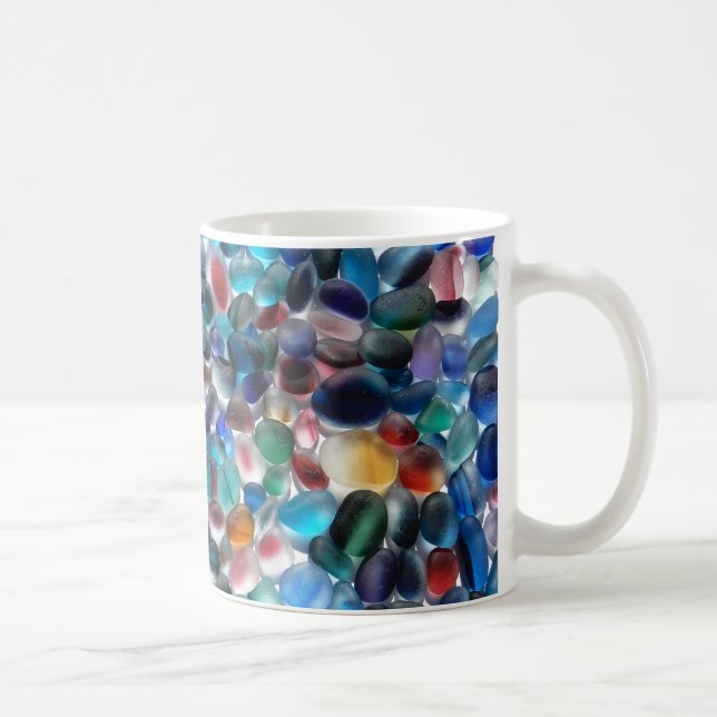 Seaham Rainbow Multis Sea Glass Mug (Right)