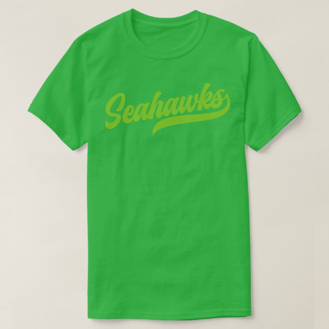 Seahawks Retro Seattle Seahawks T-Shirt (Design Front)