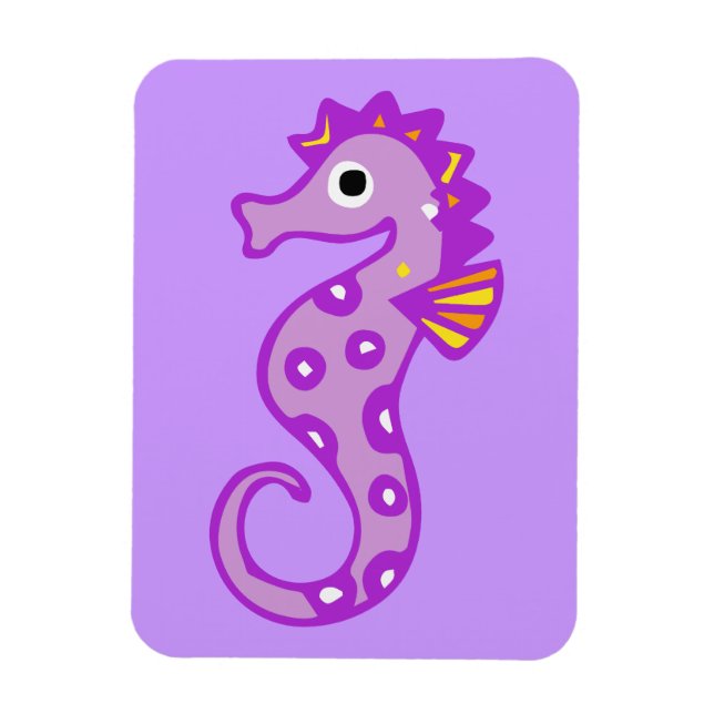 seahorse-313946 CARTOON CUTE seahorse fish ocean a Magnet (Vertical)