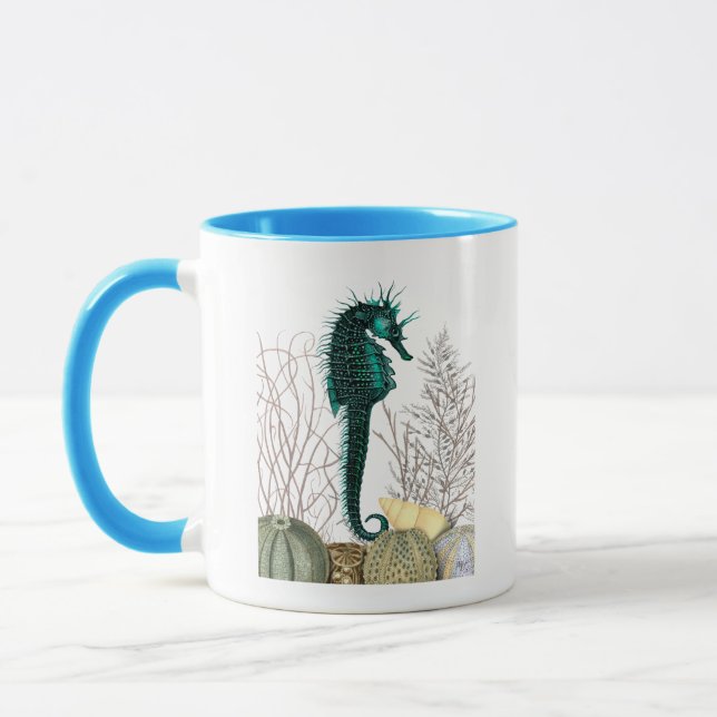 SeaHorse and Sea Urchins 2 Mug (Left)
