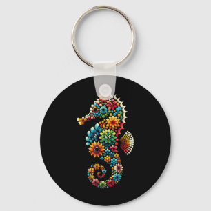 Seahorse Aquarium Fish Tank Fishkeeping Aquarist  Key Ring