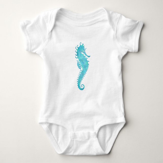 Seahorse Baby Bodysuit (Front)